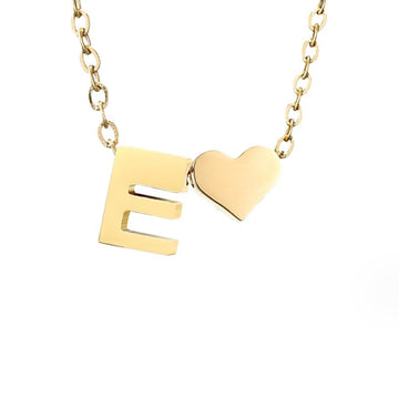 Ewige Liebe Buchstaben-Goldkette