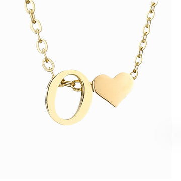 Ewige Liebe Buchstaben-Goldkette