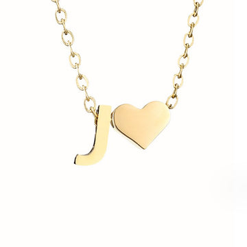 Ewige Liebe Buchstaben-Goldkette