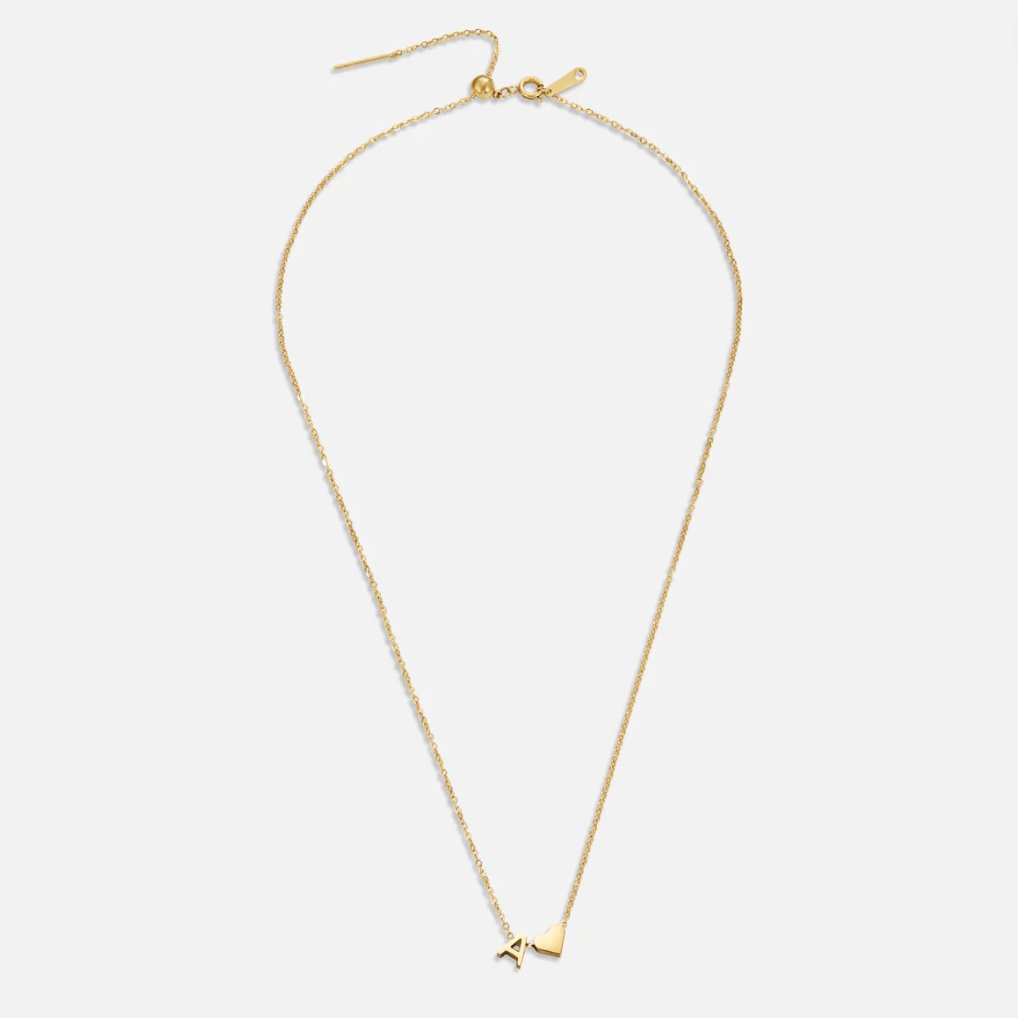 Ewige Liebe Buchstaben-Goldkette