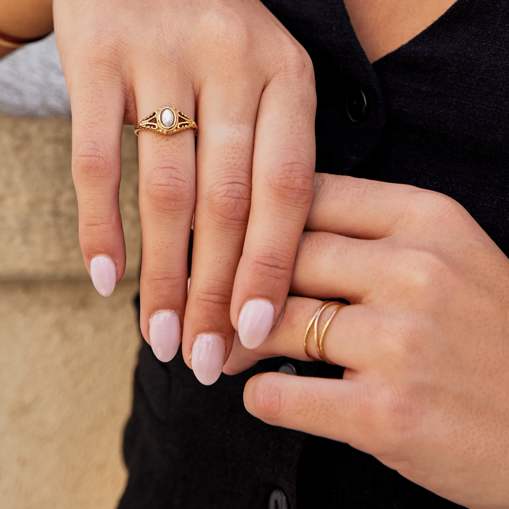 Goldener Infinity-Ring