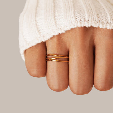 Goldener Infinity-Ring