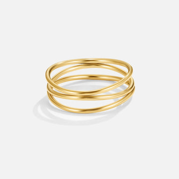 Goldener Infinity-Ring