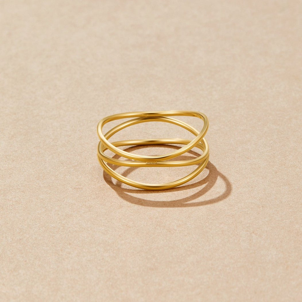 Goldener Infinity-Ring
