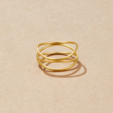 Goldener Infinity-Ring