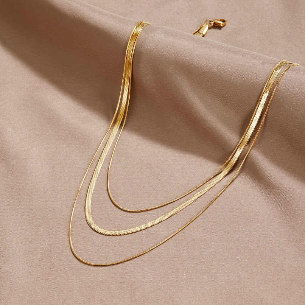Goldene Mehrlagige Kette