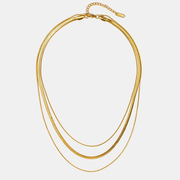Goldene Mehrlagige Kette
