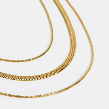 Goldene Mehrlagige Kette