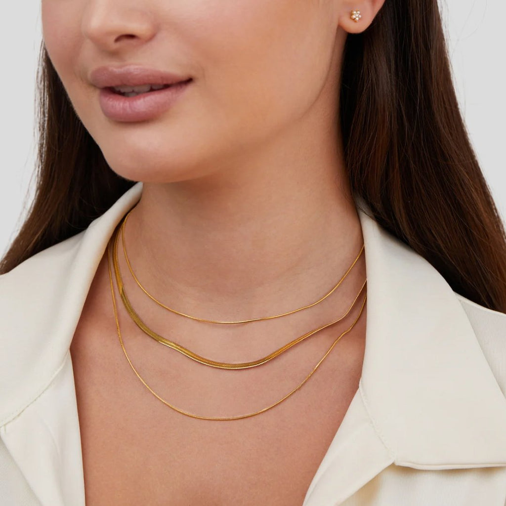 Goldene Mehrlagige Kette