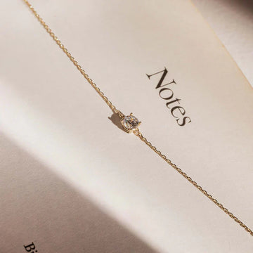 Diamant-Steinarmband | Weißgold