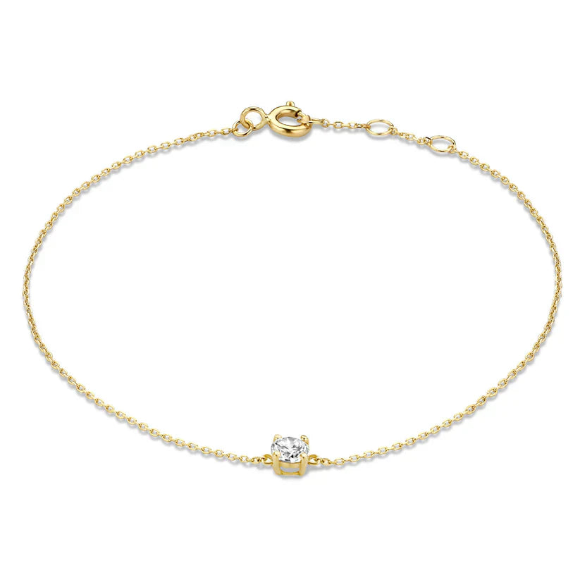 Diamant-Steinarmband | Weißgold