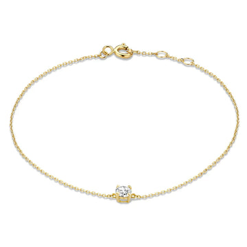 Diamant-Steinarmband | Weißgold