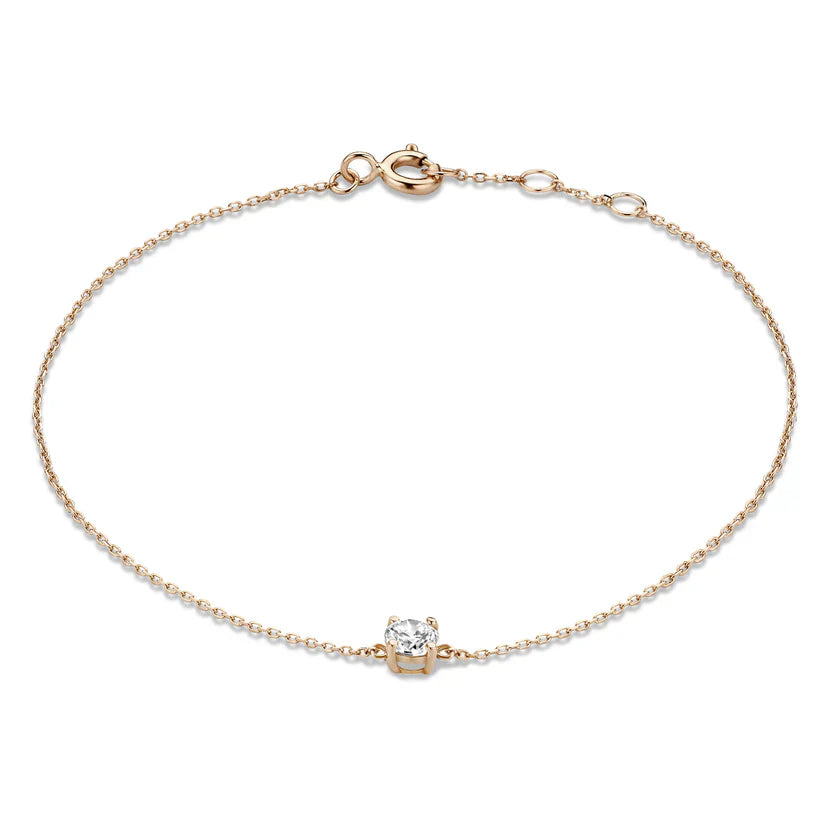 Diamant-Steinarmband | Weißgold