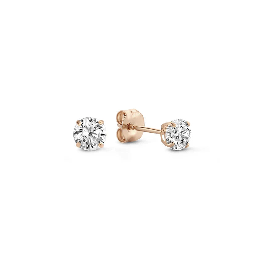 Larmes de Lune Stein-Ohrstecker | Gold