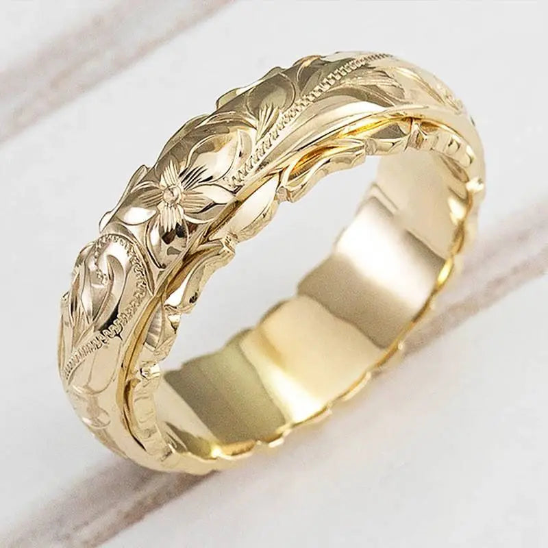 Goldener Ring - Alte Blume