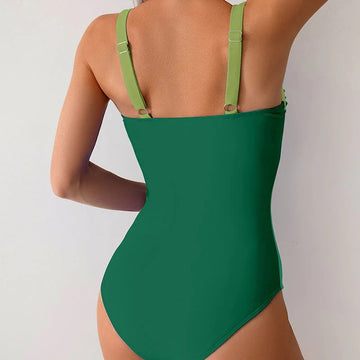 Elena – Figurformender Halter-Badeanzug
