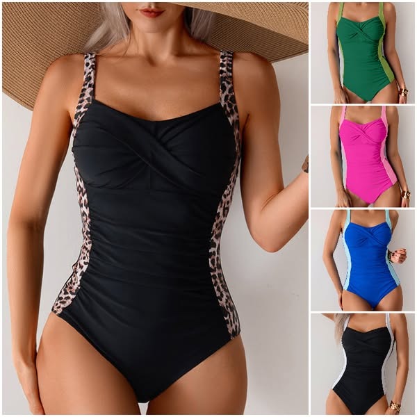 Elena – Figurformender Halter-Badeanzug