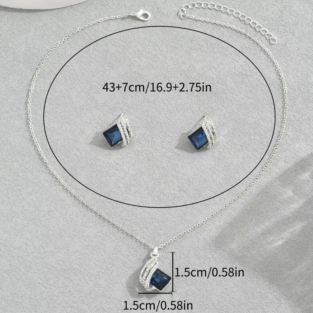 Schmuckset Aurora Blau