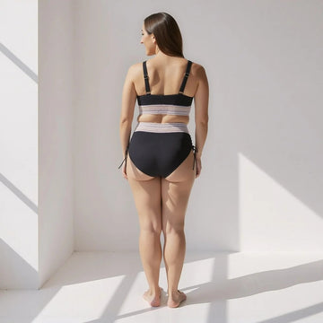 Noa – Hochtaillen-Bikini mit Figurformendem Band