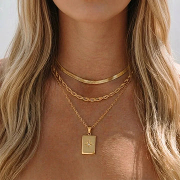Raphaela Mehrlagige Gold Kette