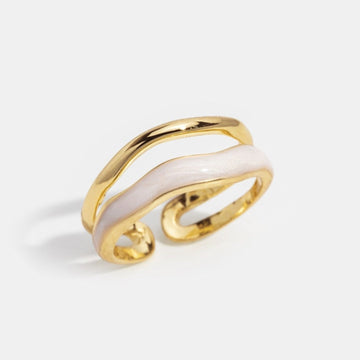 Sahara Gold Mehrlagen Ring