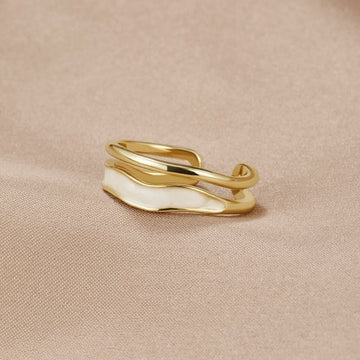 Sahara Gold Mehrlagen Ring