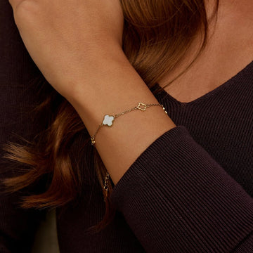 Lucia Kleeblatt Armband