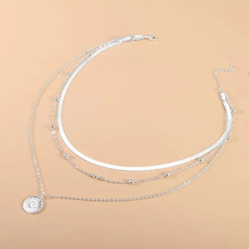 Dreireihige Kette aus 925er Silber