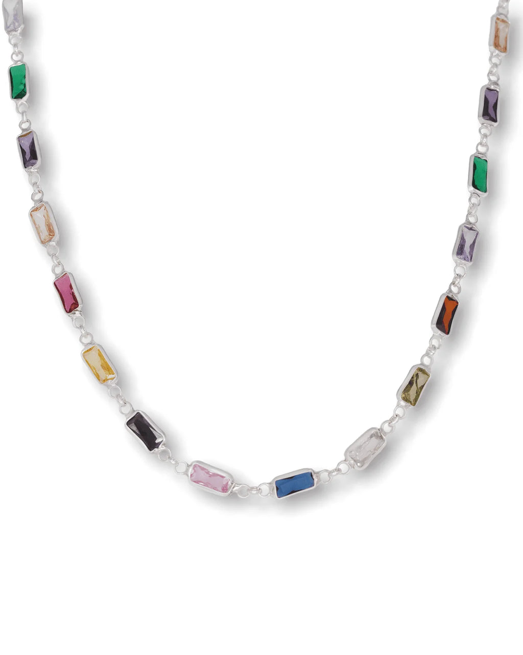 Retro | Regenbogen-Diamant-Choker