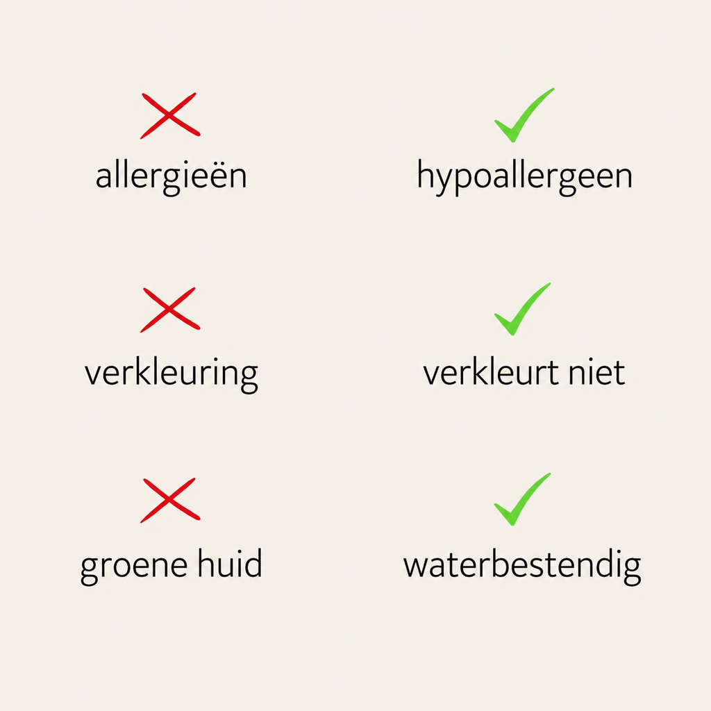 Elegantes Naturperlen-Halsketten-Set