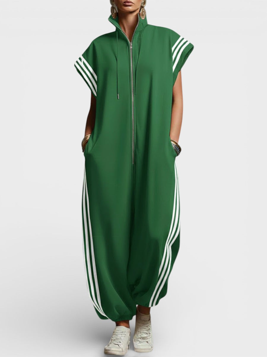 Valeria™ Jumpsuit mit Reißverschlusskragen