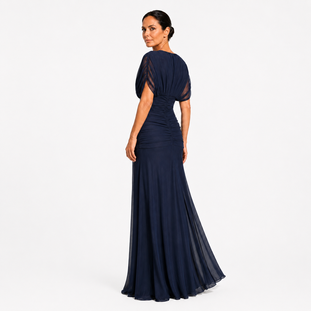 Avery | Elegantes blaues Kleid