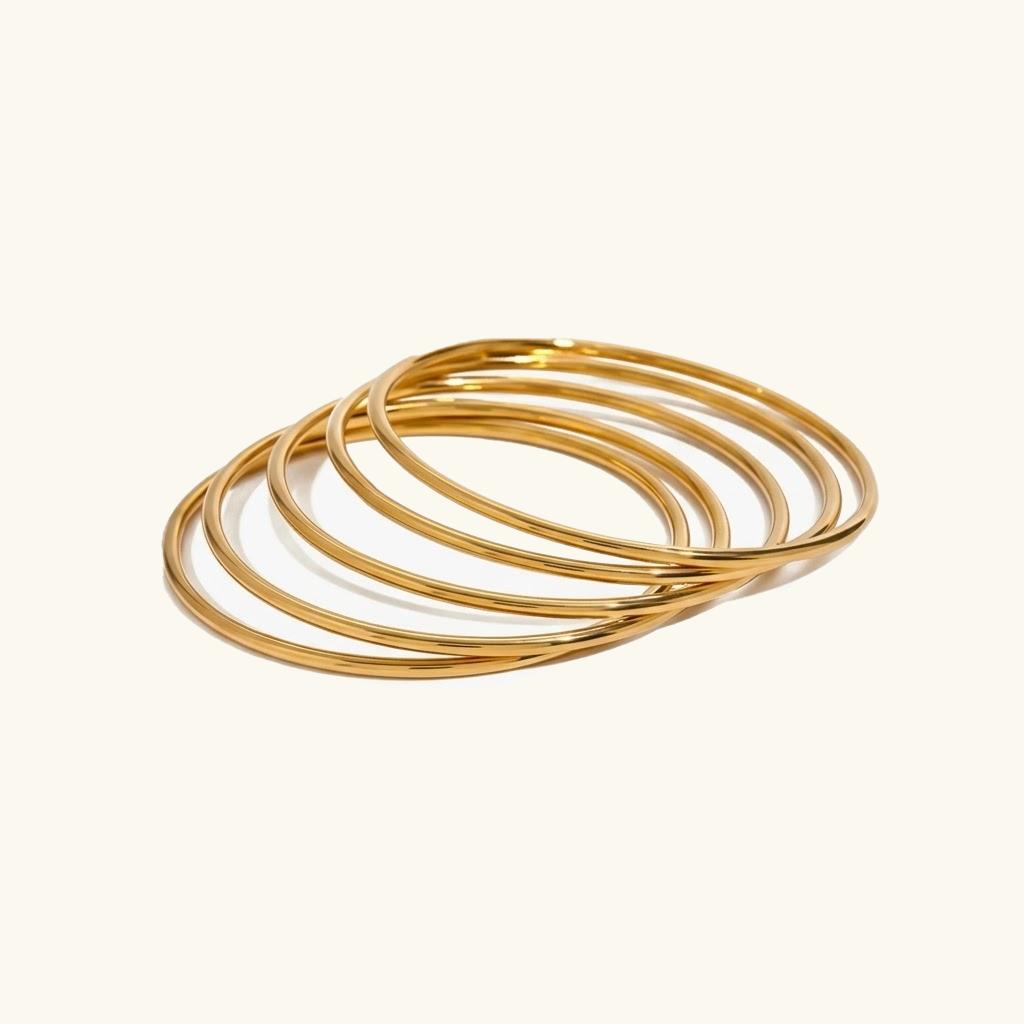 Shannon Gold Armreif Set