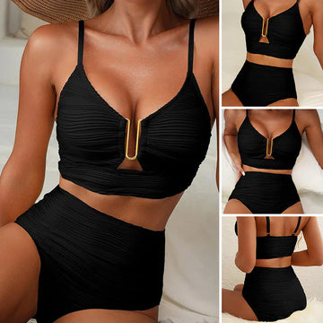 Luna – Push-Up Hochtaillen-Bikini
