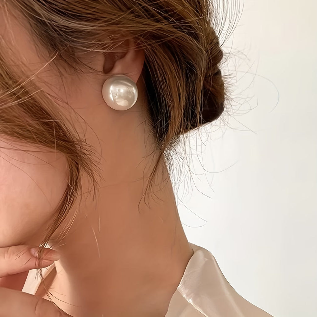 Die Statement Perlen Stecker Ohrringe