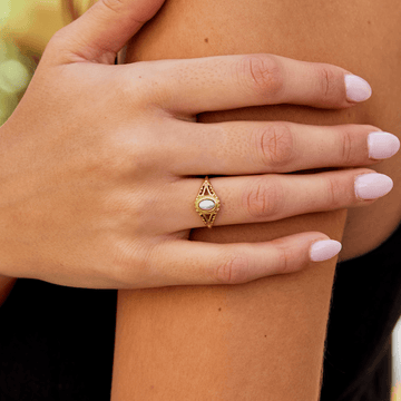 Vintage Royal Perlenring