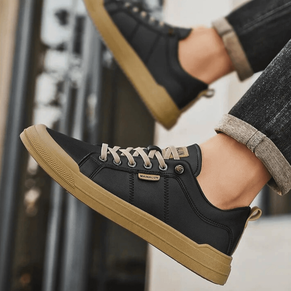 Leder-Sneaker für Herren
